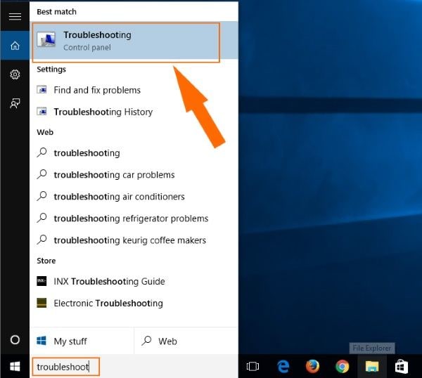 search troubleshoot