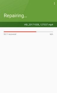 The video repair process