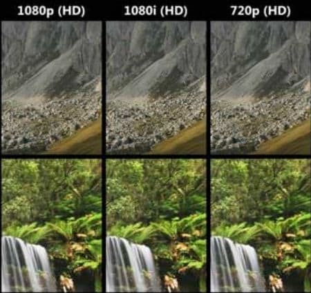 720p et 1080p et 1080i