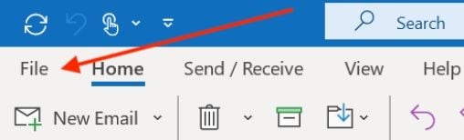 click file to add owa account