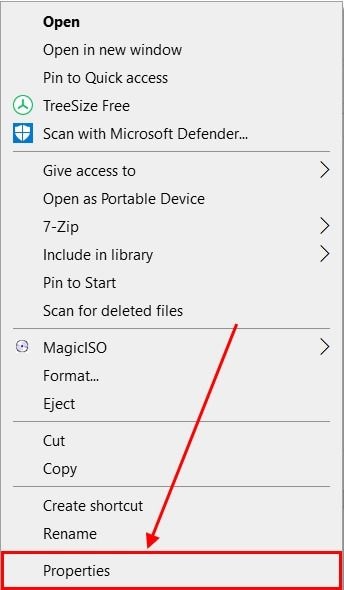 sd card properties