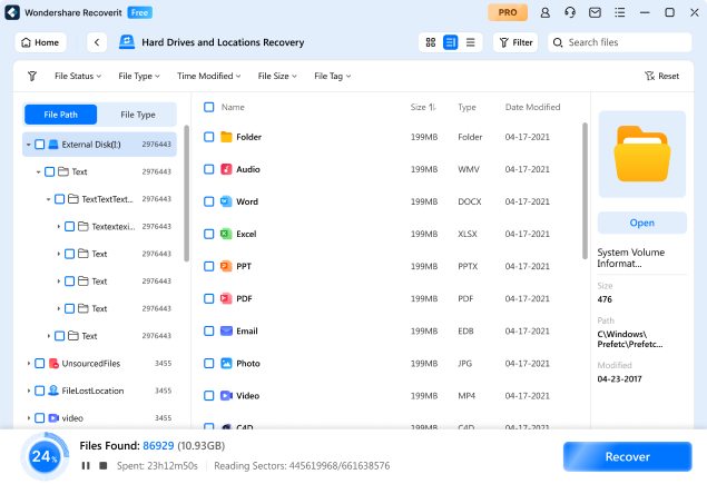 analyser le stockage des données