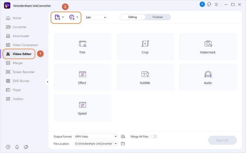 Upload your video file