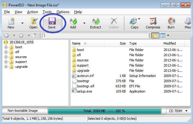 poweriso convert bin and cue to iso