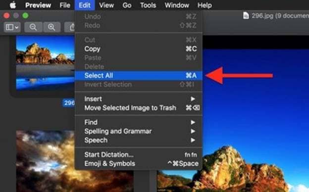 Select all images