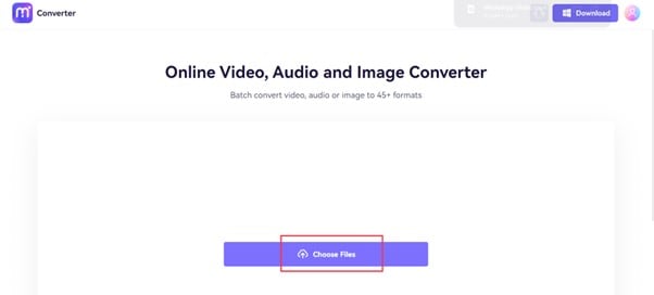 Uploading FLV video from your device to Media.io