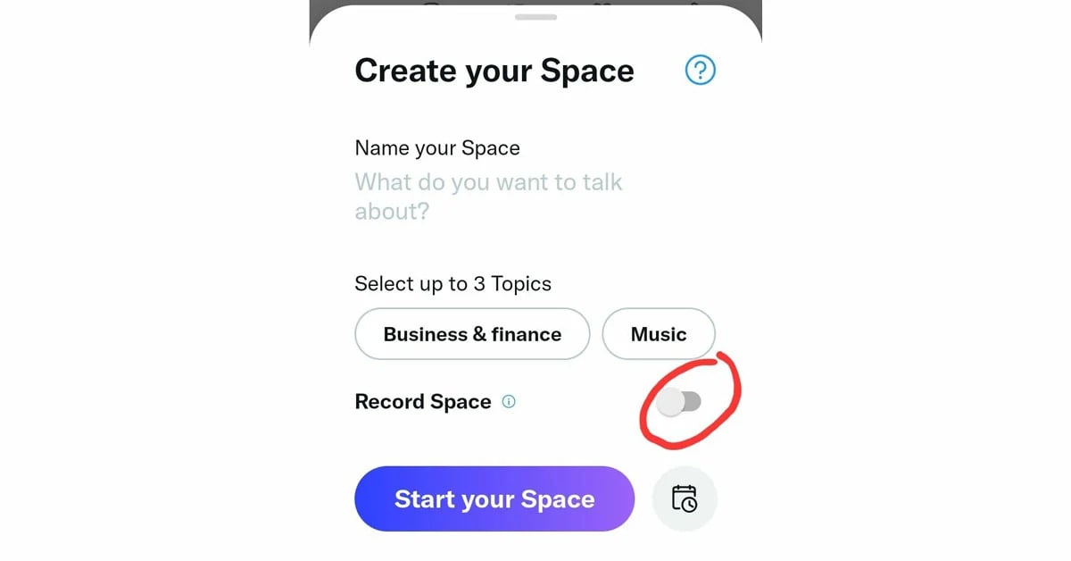 record twitter spaces android 2