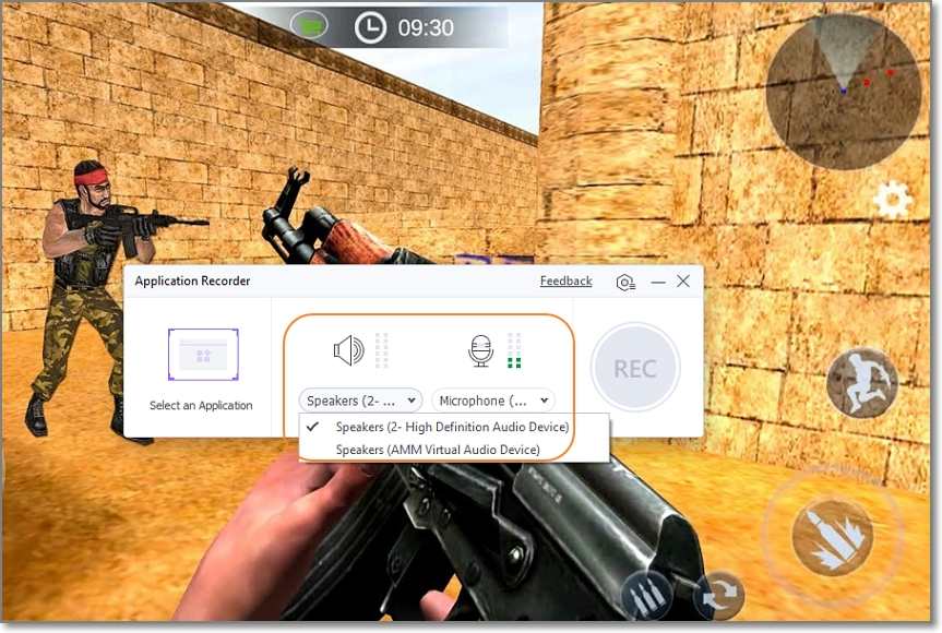 Customize the game recording settings