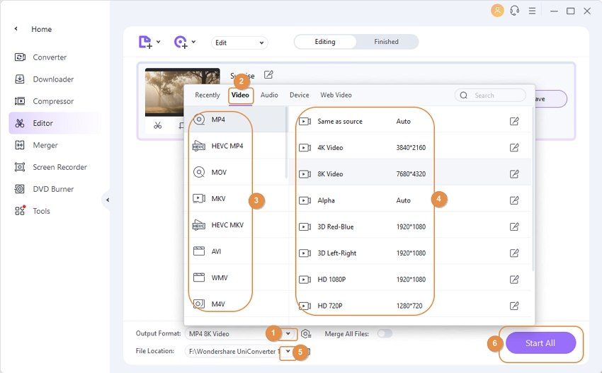 Export video with subtitles