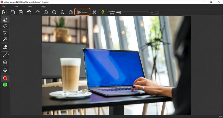 how to remove watermark from image